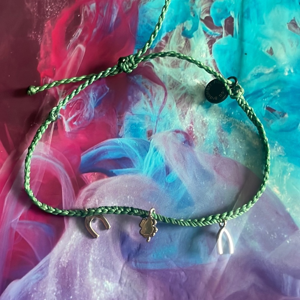 Pura vida st patricks day charm
